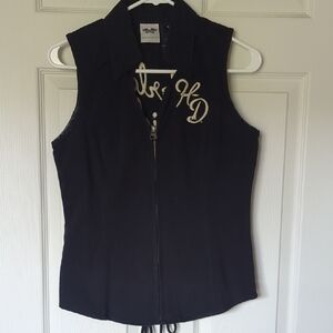 Harley-Davidson Black Tank with Gold Logo